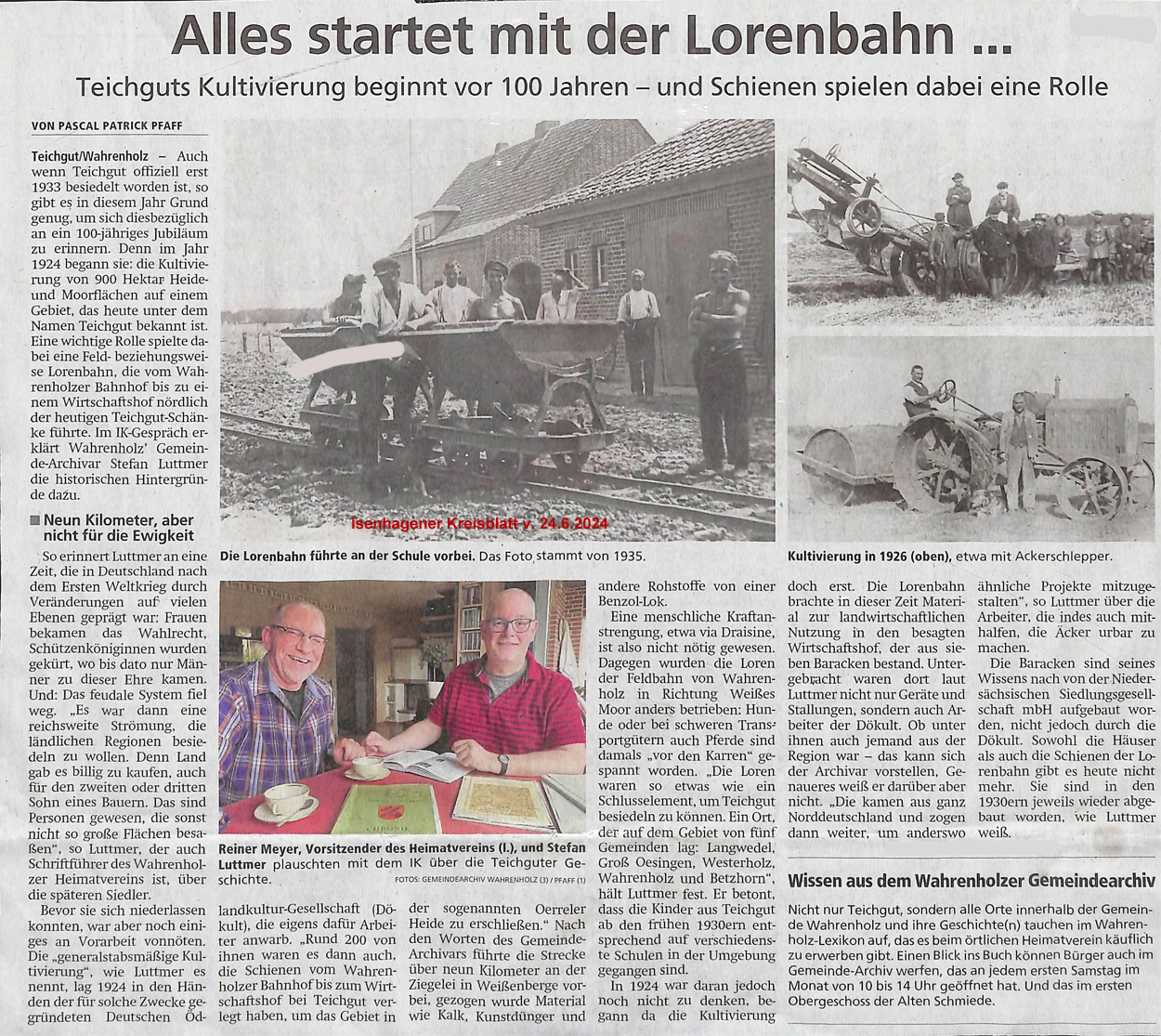 Die Teichguter Lorenbahn